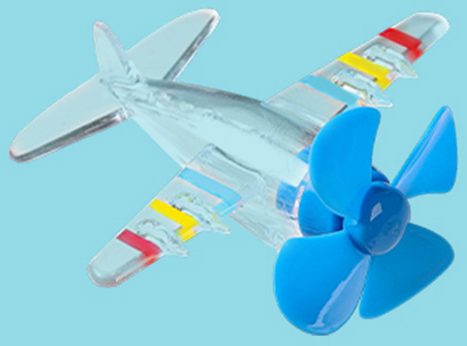 웨버몰 풍력 LED 장식 바람개비 바이크 오토바이 자전거 조명 장식 LED, 2개, 블루