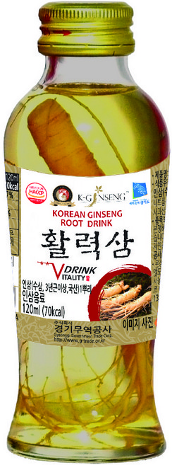 활기찬 하루를 위한 경기무역공사 활력삼 120ml, 1개