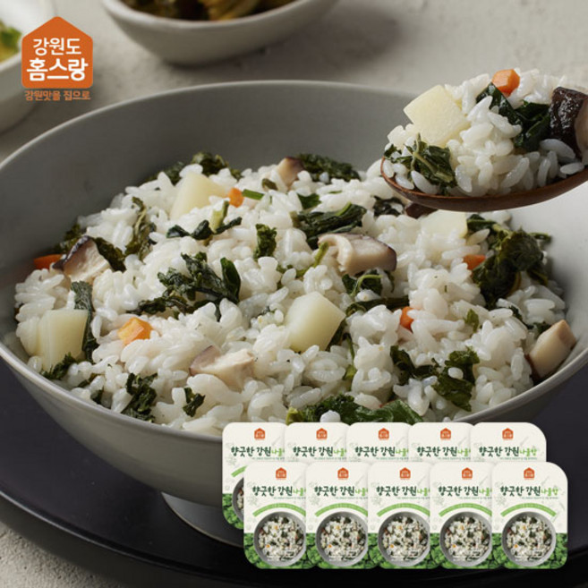 홈스랑 향긋한 강원나물밥, 10개, 220g