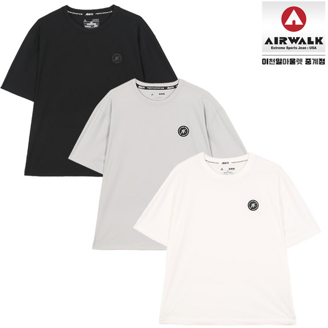 [에어워크주니어 중계점] *25S/S시즌 특가SALE* 냉감 밑단 스트링 반팔 티셔츠 (3Color) 시원한 냉감 소재로 무더위에도 쾌적한 착용감 베이직한 컬러의 여름 베스트템