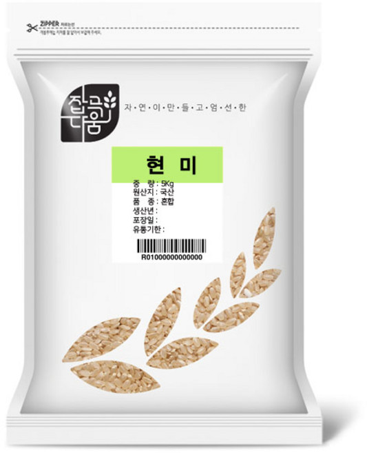 잡곡다움 국산 현미쌀, 2개, 5kg