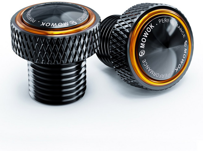 TRIUMPH TRIDENT 660 TIGER 800 900 GT 스피드 트리플 1050 스트리트 675/R 오토바이 미러 홀 플러그 나사 볼트 커버, 1개, W-Orange