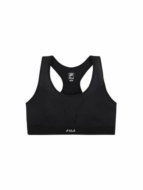 휠라 언더웨어 액티브 펀칭 라이트 서포트 브라탑 FI4ITF1043F BLK