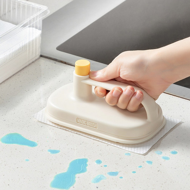 핸디형 청소포 리필 흡착 매직브러쉬, 1세트