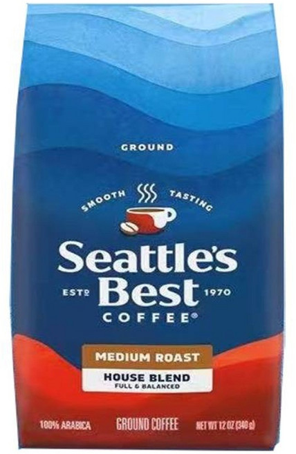 Nestle 네스프레소 시애틀스베스트 미디엄 로스트 그라운드 커피, 340g, 2개, 분쇄커피