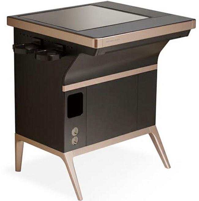 메이블 화장품 냉장고 프리미엄 화장대 SMT-2020, 다크 브라운