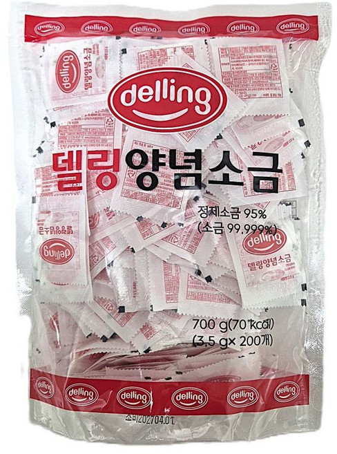 백호 델링소금 3.5g, 200개