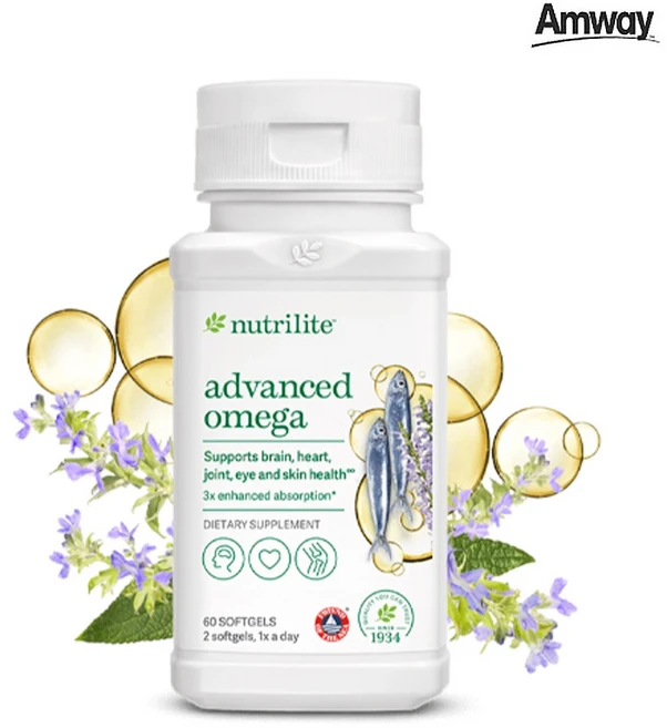 미국 암웨이뉴트리라이트 어드밴스드 오메가 60정, 1개 - 쿠팡