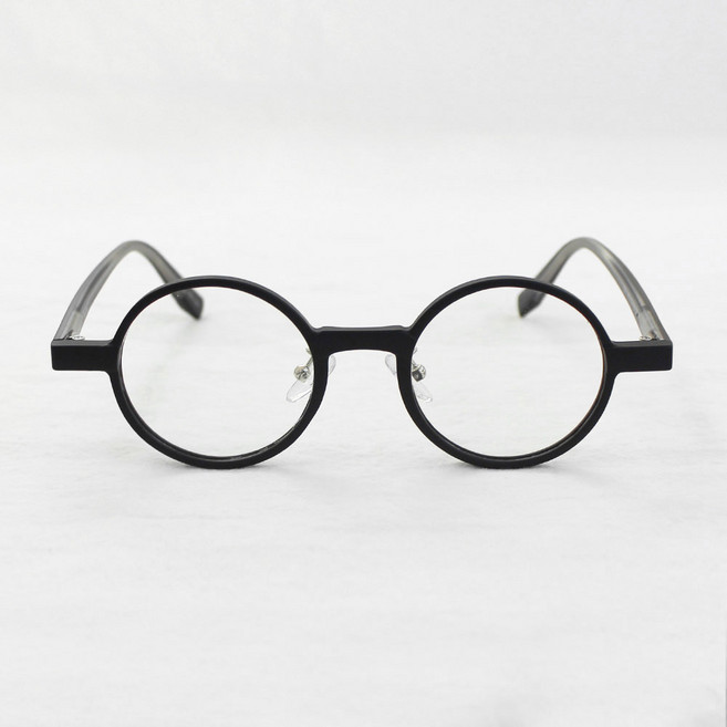 동글이 매트 뿔테 안경 블루라이트차단 알작은 안경테