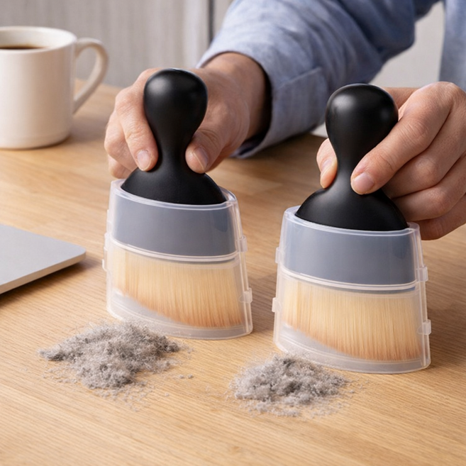 1+1 필모어 9세대 초미세 실내 세차 모니터 키보드 브러쉬, 1세트