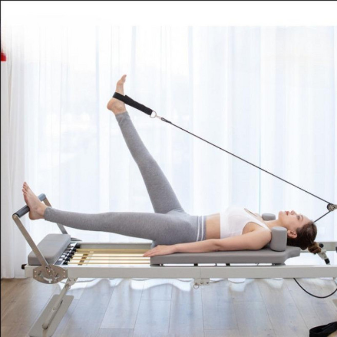 필라테스 리포머 기구 대형 리포머 머신 필라테스 재활 훈련용 장비 요가 스튜디오용 리포머머신, 1.화이트 단일 옵션, 1개