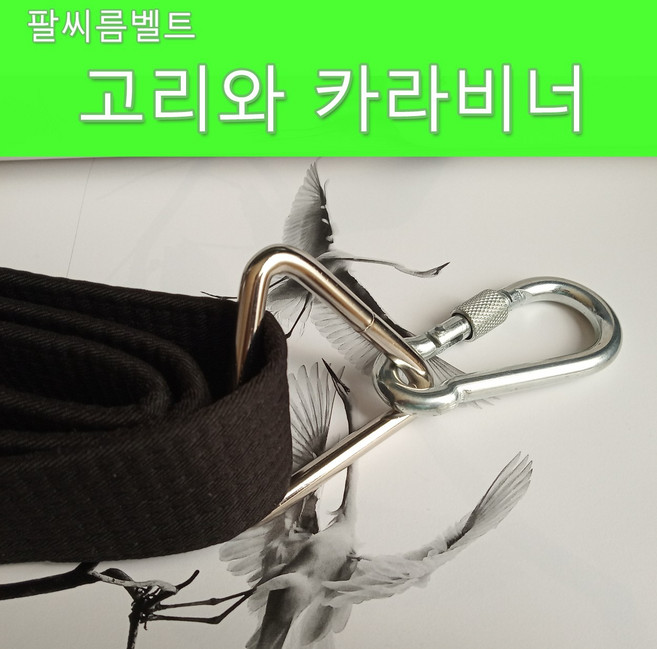 팔씨름벨트 팔씨름훈련기구 태권도 도복끈 도복띠 헬스기구, 160cm검정세트, 1개