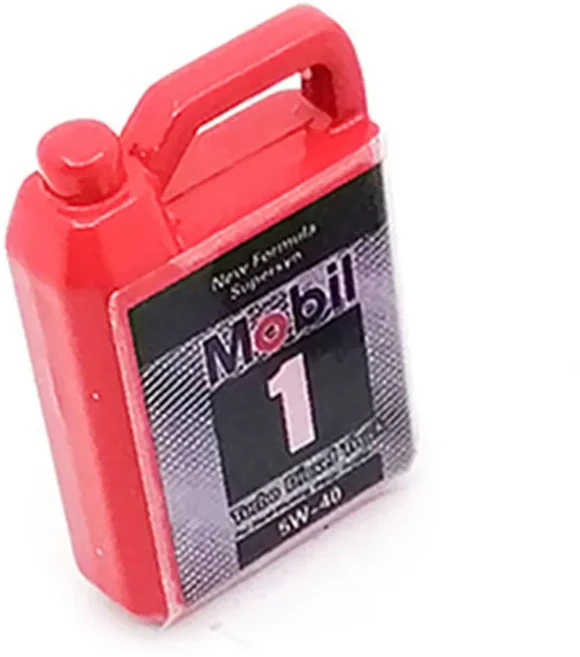 1/10 스케일 액세서리 금속 견인 후크 트레일러 로프 걸쇠 RC 크롤러 자동차 용 오일 드럼 Axial SCX10 Tr, 12 Oil Tank1 Red