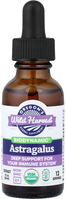 Oregon's Wild Harvest Biodynamic® Astragalus 1 fl oz 30 ml, Oregon's Wild Harvest, Biodyna, 1개 - 쿠팡