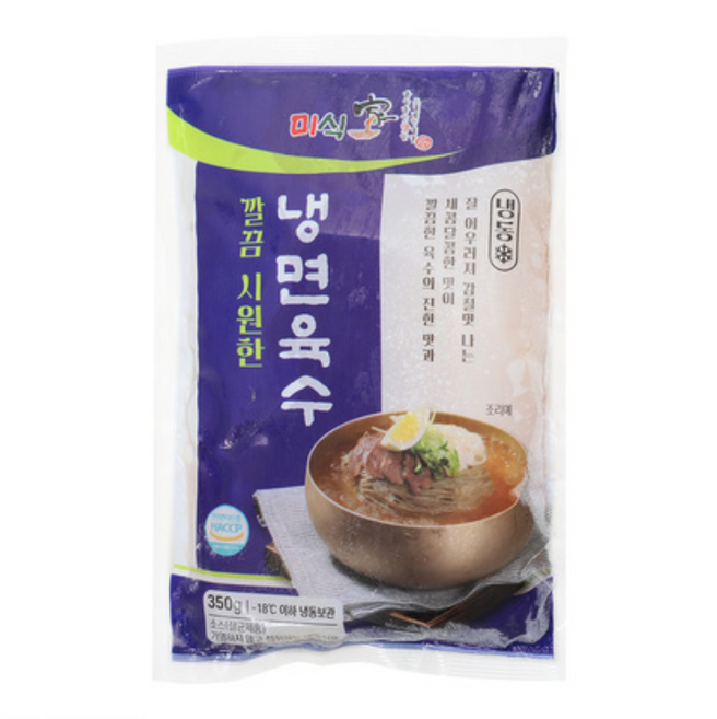 미식가 냉면육수 350g, 19개