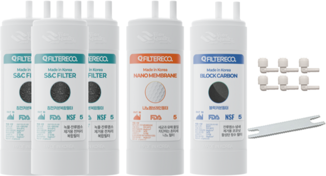 코웨이 정수기 P350N필터 최고급형 호환세트, 1개, P-350N 1년세트