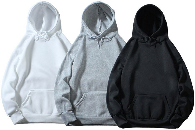 헬스와미 여자 패션 무지 기모 후드티 보온 긴팔 티셔츠 상의