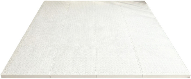 홈포밍 EVA 층간소음 퍼즐매트 두꺼운 거실 바닥, 16개, 화이트