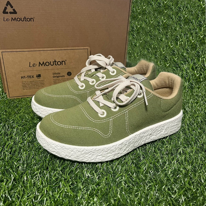 르무통 통굽 발편한 운동화 올리브그린 (백화점정품)