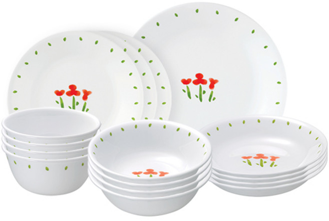 코렐 [코렐]루즈트리오 4인세트 16p(null)