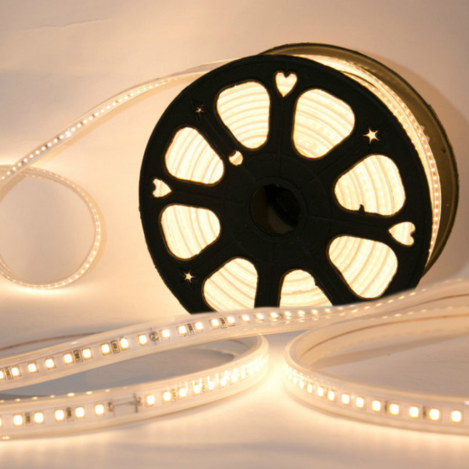 올판 색상 다양 AC 220V 방수 일반 LED 10m 논네온 바 LED간접조명, 1개, 일반 LED 전구색 10m