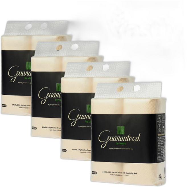 게런티드 바이 바스틀리 대나무 키친타올, 4개, 4매