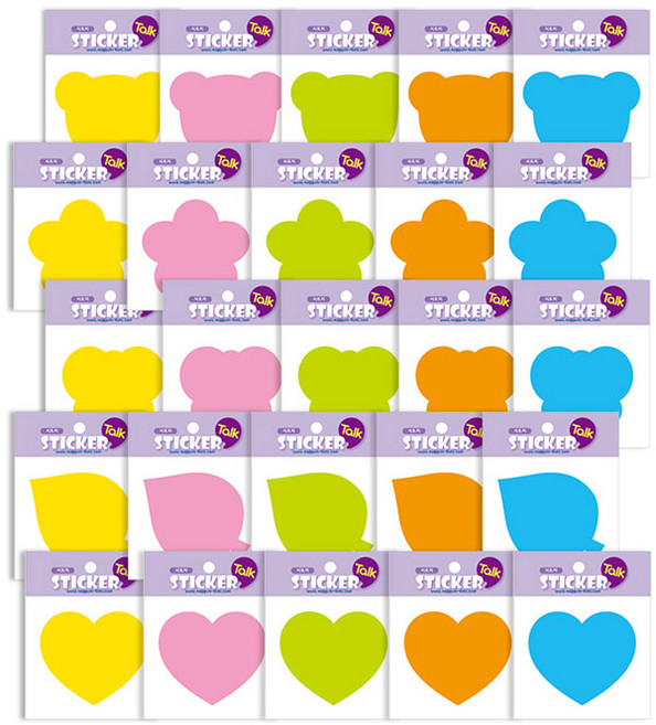 가꿈 시트지 이름표 스티커 1봉 6장 어린이 네임라벨 유아스티커 평가인증 어린이집 유치원, 하트, 연두