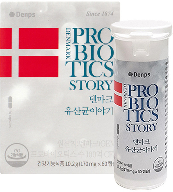 DENPS 덴프스 PROBIOTICS STORY 프로바이오틱스 유산균이야기 60캡슐, 60정, 1개