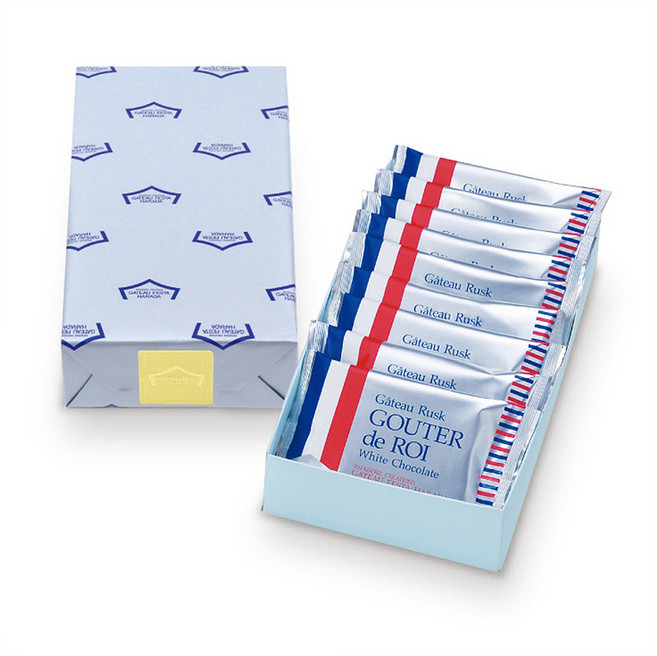 W4 가토 페스타 하라다 GOUTER de ROI White Chocolate 구떼 데 로와 화이트초코 상자 (소), 1개