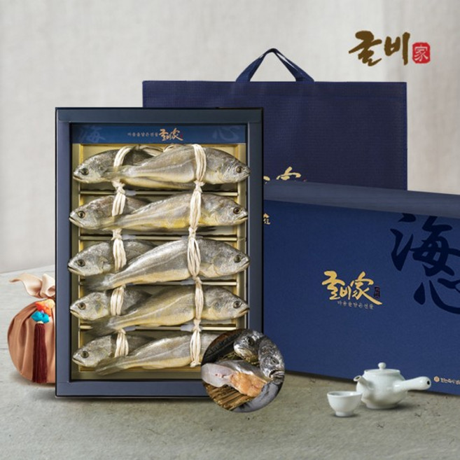 [굴비]영광법성포 알배기 굴비세트 3호(굴비10미1.6kg이상/2425cm), 없음, 1개