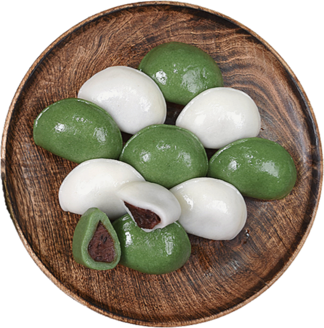 [나눔]개별포장 2색바람떡 1kg+kg 굳지않는떡 반달송편떡식사대용 간식떡, 1kg, 2개