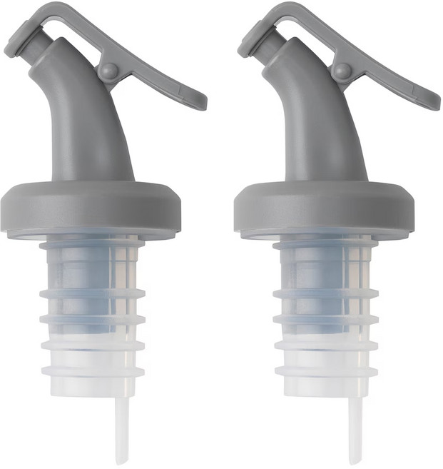 [이케아]푸어러 뚜껑 뢰스타그바르 플라스틱 병마개, 단일, 2개