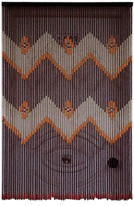 아리아스토어 목각 구슬 문발 90x130cm / 90x190cm, 브라운90x130cm