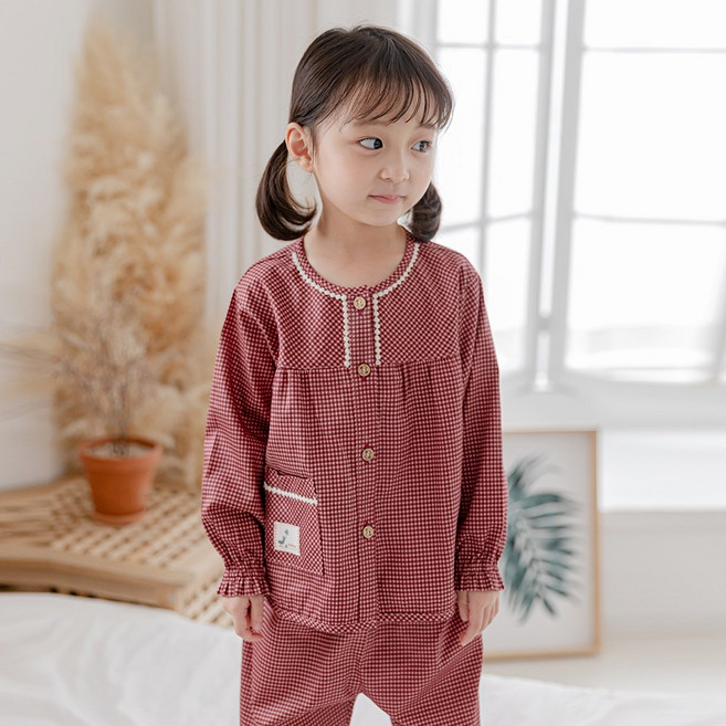 국산 주니어 아기 유아 아동 잠옷 파자마 T더데이(순면)