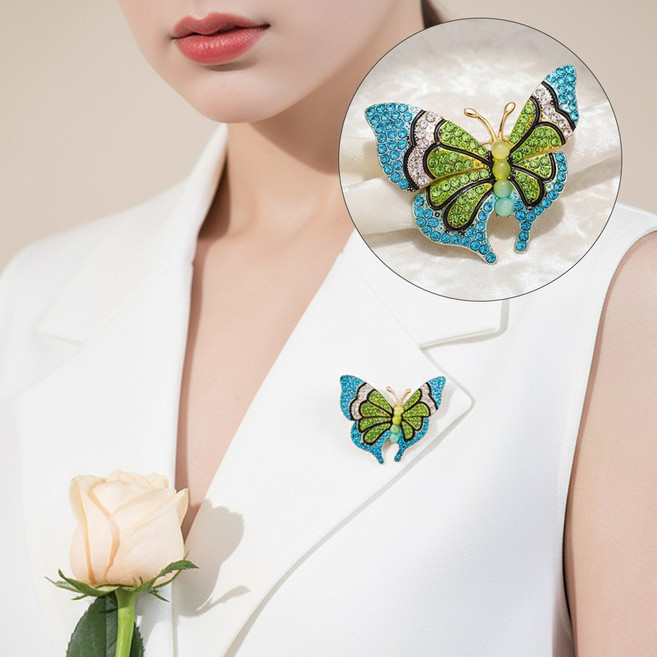 [MSMULTIVERSE] 여성 명품 나비 브로치