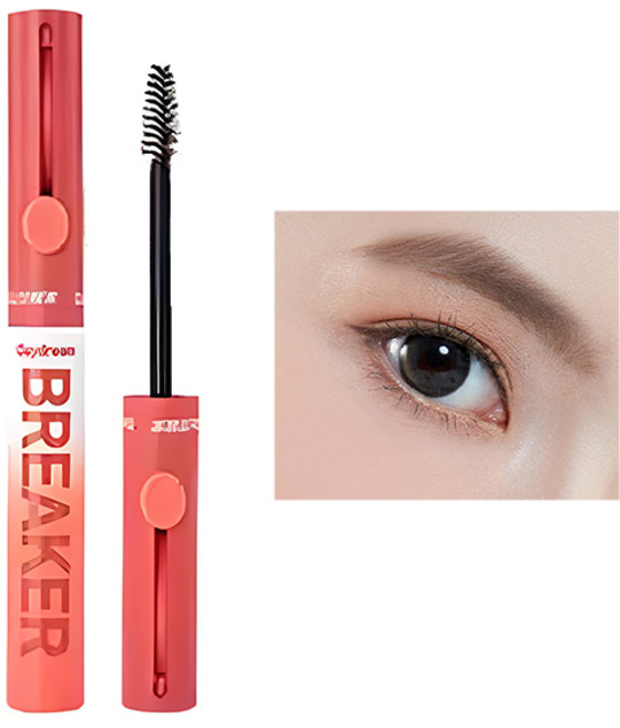 BREAKER 雙頭染眉膏 自然防水防汗, K05咖啡深棕（深棕色）, 1個