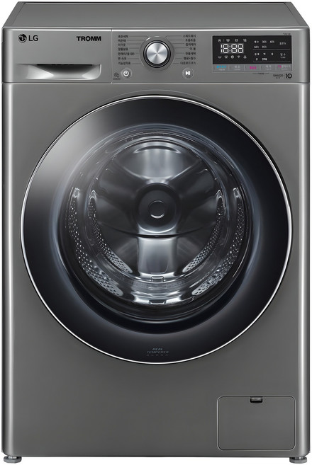 LG전자 드럼 세탁기 12kg 방문설치, F12VVA/트롬, 모던 스테인리스