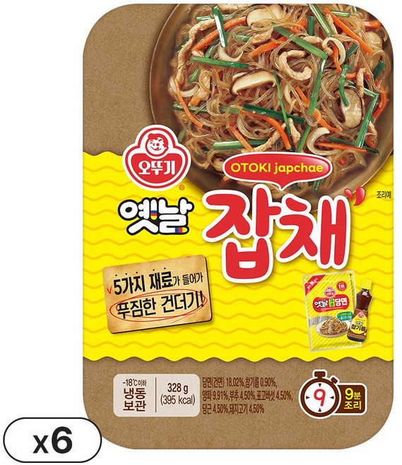 오뚜기 오뚜기옛날잡채 328g 6개
