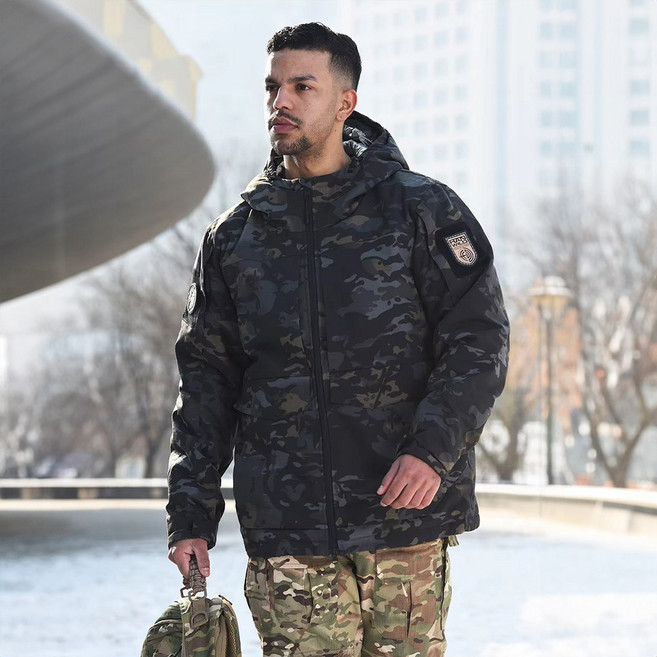 택티컬 후드 패딩 자켓 밀리터리 야상 점퍼 열반사 전술 방한복