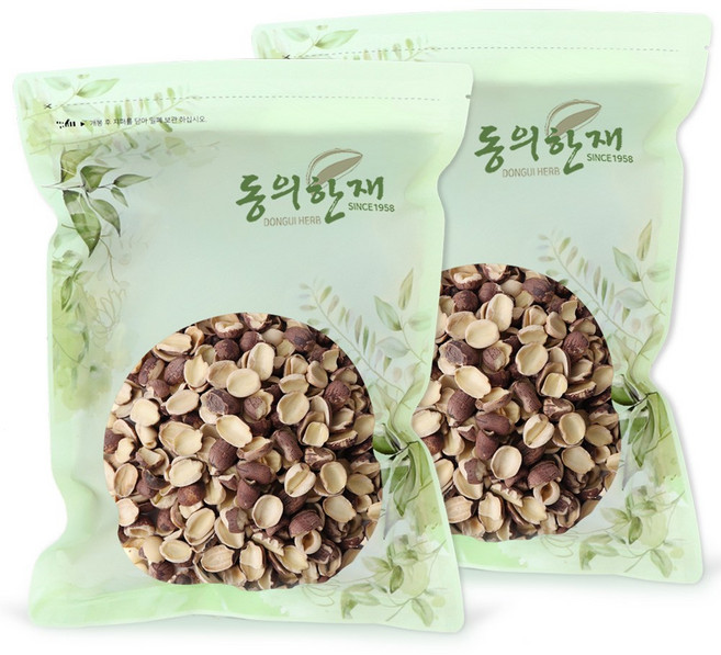 동의한재 반태 연자육 연꽃씨, 1kg, 2개