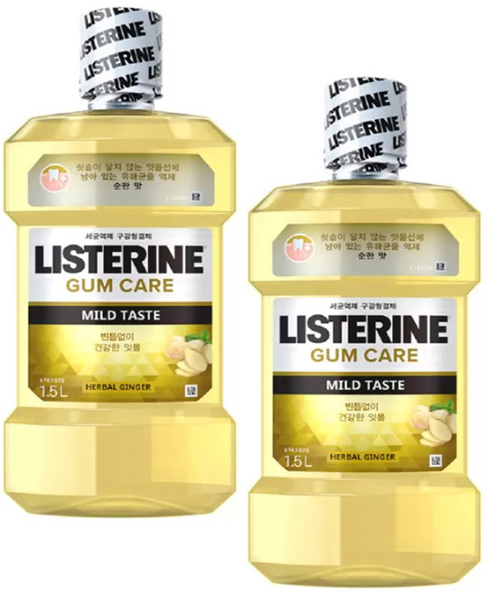 리스테린 1.5L x 2개 - 검케어