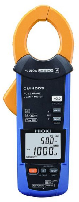HIOKI AC CM4003 (Z3210 : 10m (닛치 전기) 누설 클램프 미터 출력 기능 · 외부 전원 기능 포함 무선 통신