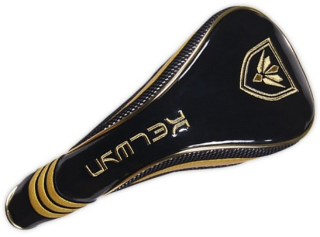 골프 우드 커버 / 헤드커버 골프채 커버 우드 카바 헤드카바 클럽커버, BLACK & GOLD, 1개