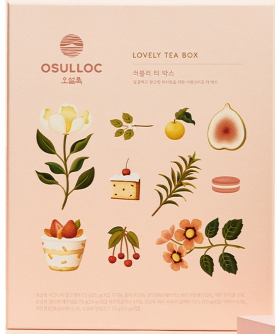 오설록 러블리티박스 12입, 1개, 12개입, 2.5mg