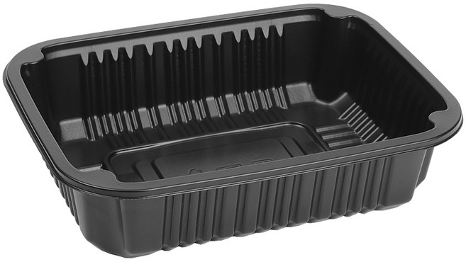 큐담 성형 실링용기 Q-19155 (19x15x5) 블랙, 1개, 100개입