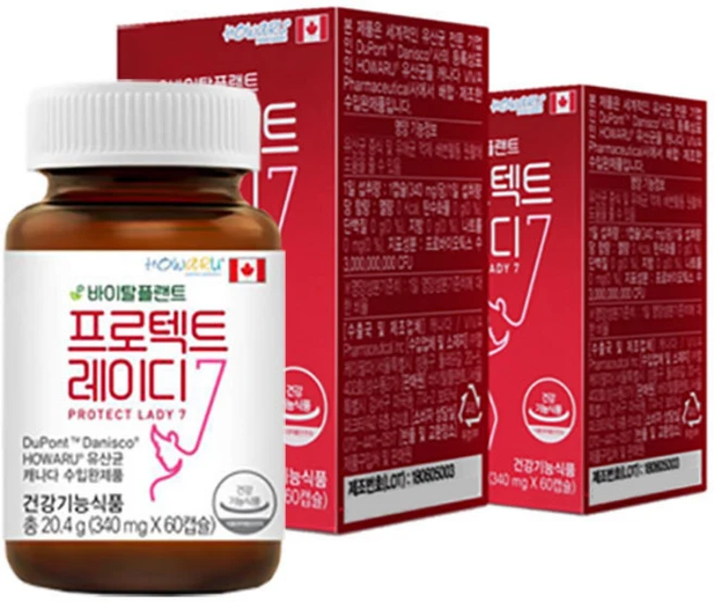 바이탈플랜트 프로텍트 레이디 7, 60정, 2개 - 쿠팡