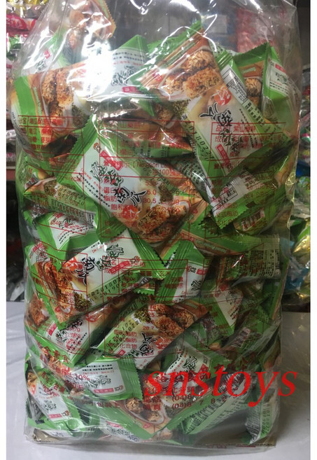 sns 古早味 懷舊零食 餅乾 海苔南瓜酥 5斤(3000公克）, 1個