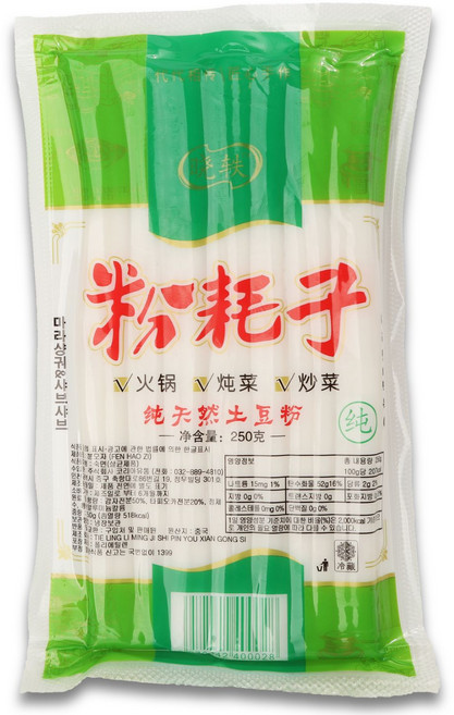 공심 분모자250g 중국당면 훠궈 마라탕 가래떡당면, 5개, 250g