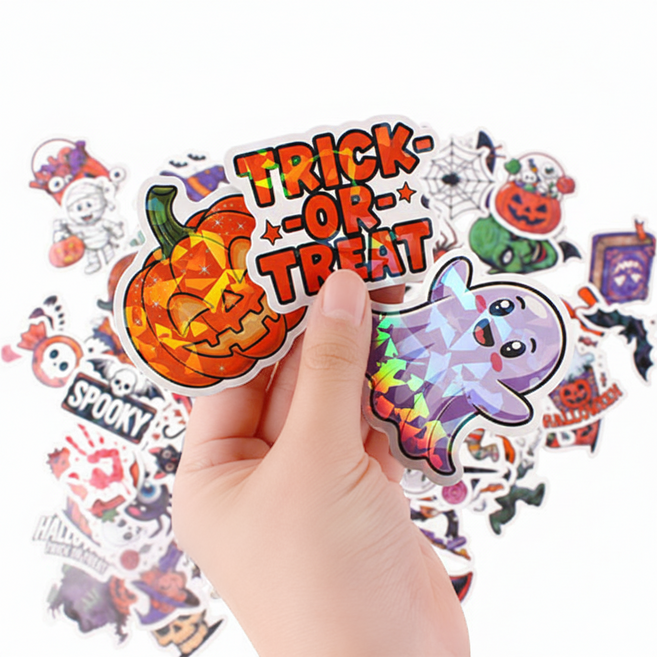 할로윈 랜덤 스티커, 500개, 랜덤발송