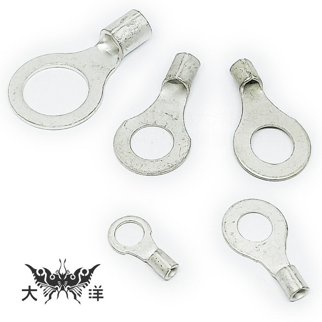 R型端子 O型端子 接線端子 (100個/包), 1個, R2-4 (100個/包)